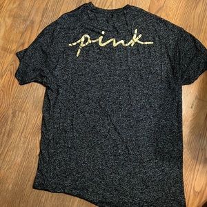 PINK Victoria’s Secret oversized tee sleepwear T-shirt cozy soft stretchy EUC S